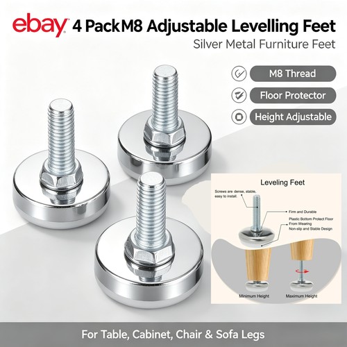 4pcs leveling machine feet - machine, m6