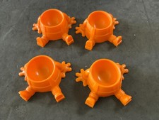Vintage 4 x Plastic Egg Cups -