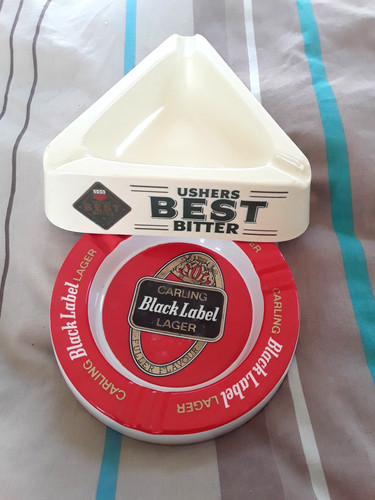 Pub advertising ashtrays - pub,