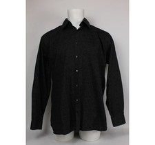 Mens M&S Shirt Size XL Black Paisley Colour Article