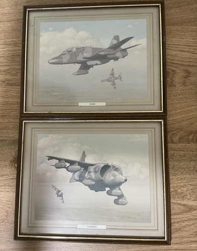 Vintage aviation framed art - vintage,