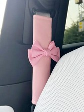 2PCS Bow Tie Leather Car Seat