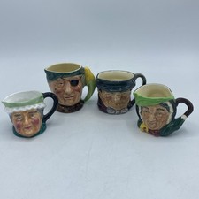 4 Small Character Toby Jugs By