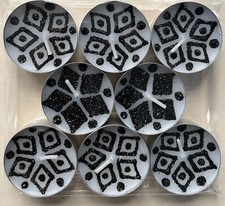 8 Unscented Glitter Tea Lights