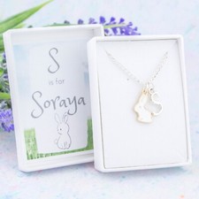 Rabbit Necklace, Personalised