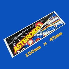 Asteroids 1980's Logo Vinyl Sticker Decal Arcade Gaming Machine Cab Game Games