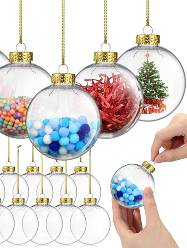 Clear fillable christmas - clear,