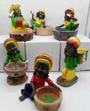 1 X Rasta Man Jamaican  Ashtray  Ash Bob Marley Random Design