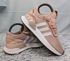 Adidas - U Path X - Pink Black White - Running Trainers - UK4