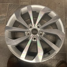 VW T-ROC ALLOY WHEEL P/N 2GA601025AG 17 X 7J ET45 SILVER DIAMOND