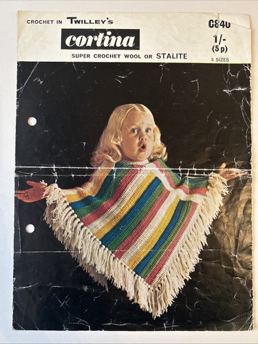 Vintage children poncho - vintage,