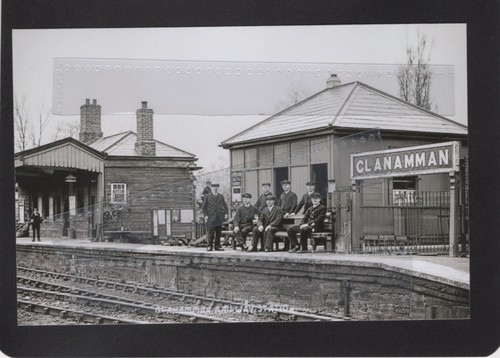 Glanamman railway station - railway,