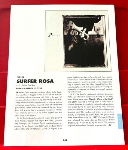 The pixies surfer rosa - the,