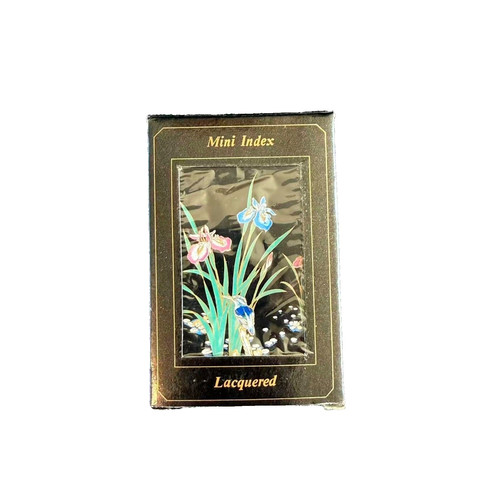 Lacquered mini index - lacquered,