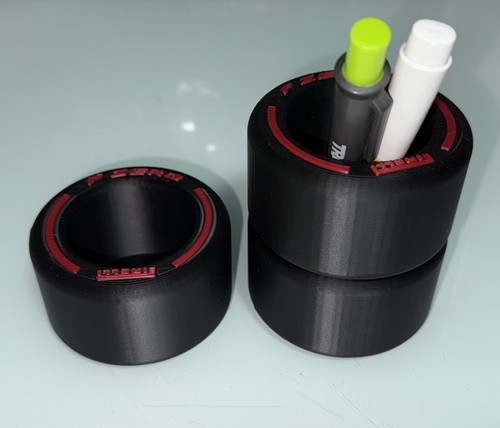 Tyre pen holder desk tidy - tyre,