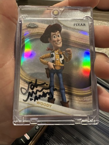 Disney topps chrome woody - chrome,