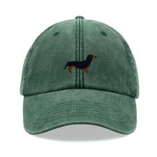 Dachshund Sausage Dog Baseball Cap Vintage Washed Unisex Hat Sun Dad Fathers Day