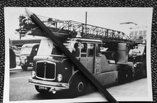 MIDDLESEX/LONDON FIRE BRIGADE AEC/MERRYWEATHER Fire Engine (2599MV)-4.5x7" B/W