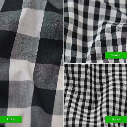 Polycotton fabric gingham - polycotton,