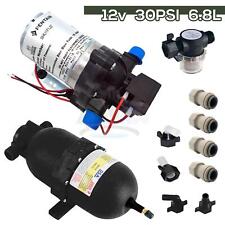 SHURFLO WATER PUMP & A20 EXPANSION TANK 12V 30PSI 6.8L JOHN GUEST CAMPERVAN VAN