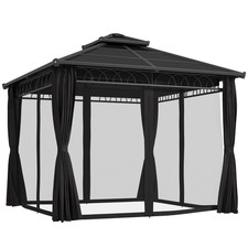Hardtop Gazebo 300x300cm Dark