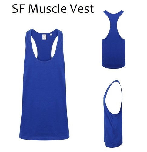 Mens muscle vest - sf,