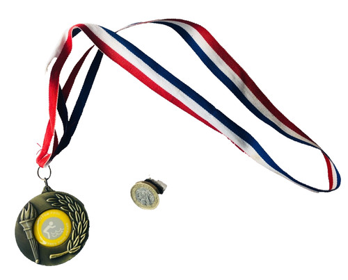 Medal necklace ribbon - medal,