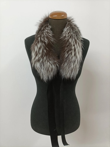 Real fur fox collar - fox,