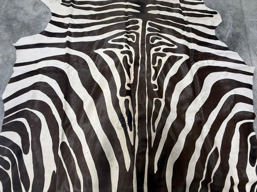 Cowhide rug huge zebra print - huge,