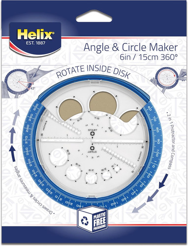Angle and circle maker with - angle,