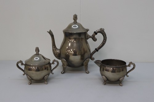 Vintage tea set teapot cream - set,