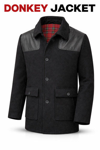 Mens donkey jacket - wool, winter