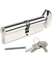 100mm(45T/55) Thumb Turn Euro Cylinder Lock,UPVC Barrel Lock with 3 keys