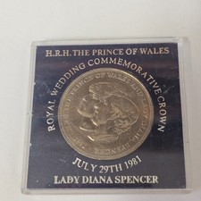 The Prince of Wales & Lady Diana Spencer Wedding Crown 1981 Coin [R]