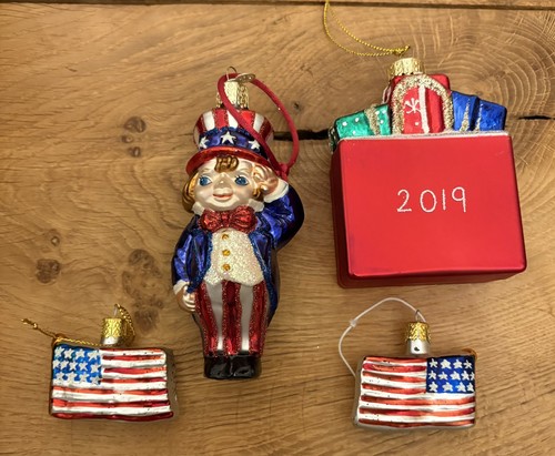 Old world christmas uncle sam - old,