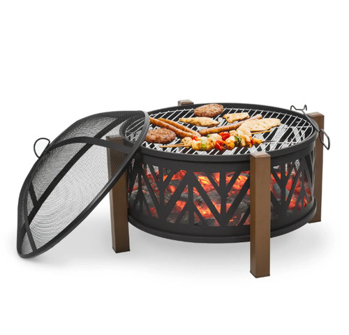 Wood burning stove - stove, 2-in-1