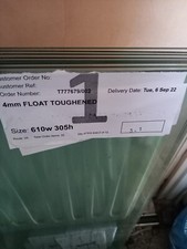 Greenhouse glass, 4mm thick