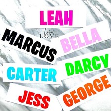 PERSONALISED NAME STICKER