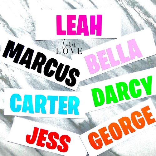 Personalised name sticker - personalised,