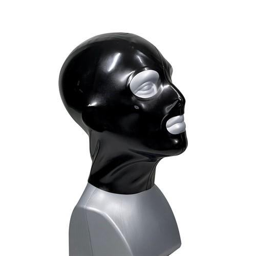 Men latex rubber hood - latex,