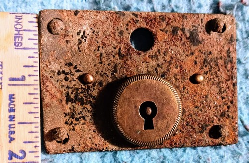 Antique surface mounted lock - antique,