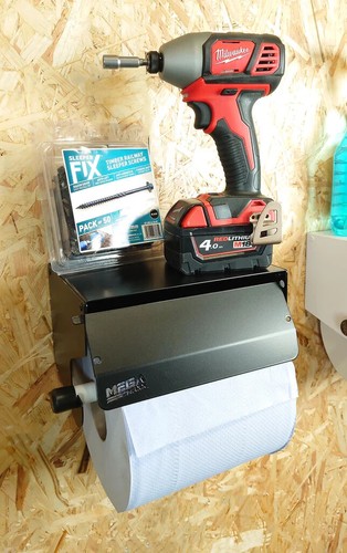 Blue roll holder heavy duty - heavy,