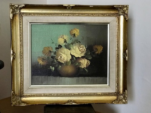 Vintage oil painting - vintage,