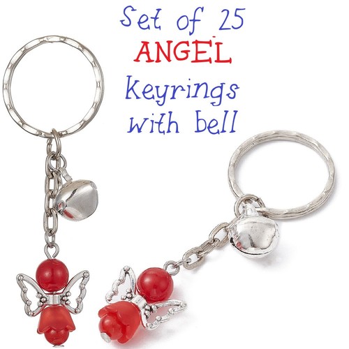 25pcs red guardian angel - red,