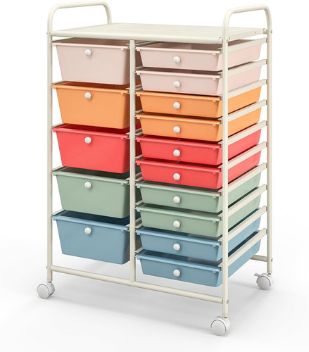 Drawers storage trolley - 15,