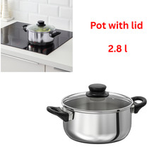IKEA Large Aluminium Stock Pot