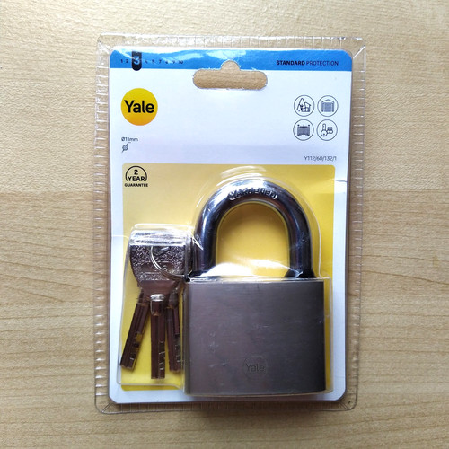 Yale padlock y112 132 1 - yale, y112/60/132/1