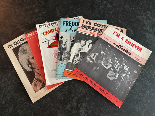 Vintage sheet music job lot - sheet,