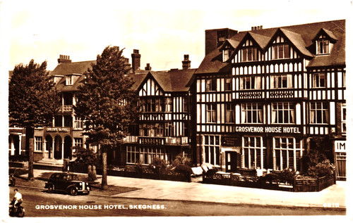 Postcard grosvenor house - postcard,