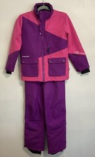 Girls Ski Industries Of Sweden 2 Piece Ski Suit Pink/Purple (146-152cm 11-12yrs)
